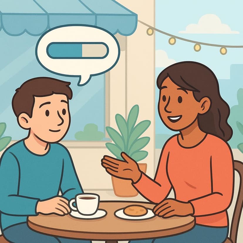 Illustration for I am intermediate in Spanish