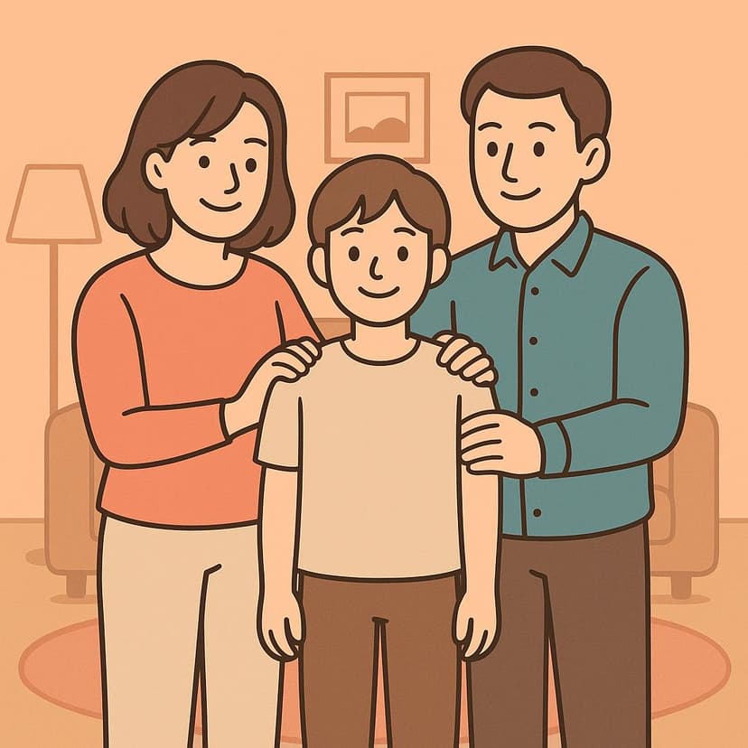 Illustration for I am an only child