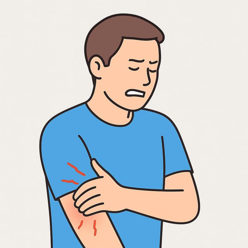 My arm hurts