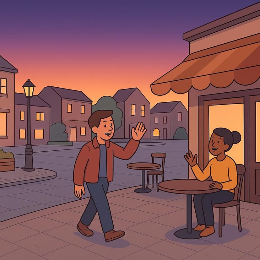 Illustration for Good evening