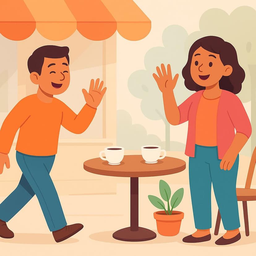 Illustration for Talk to you later