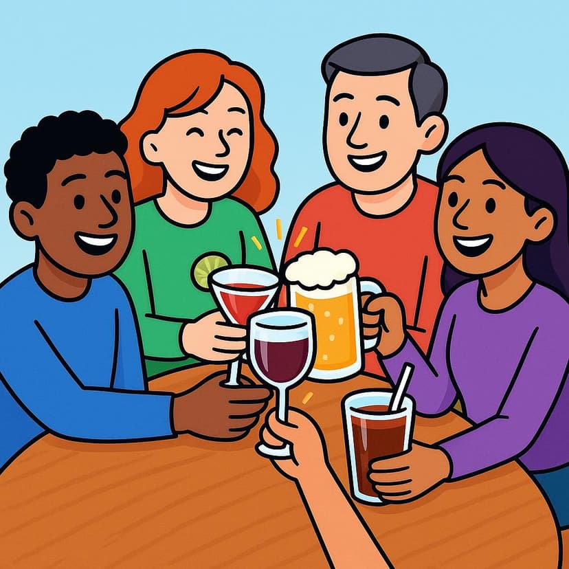 Illustration for Cheers