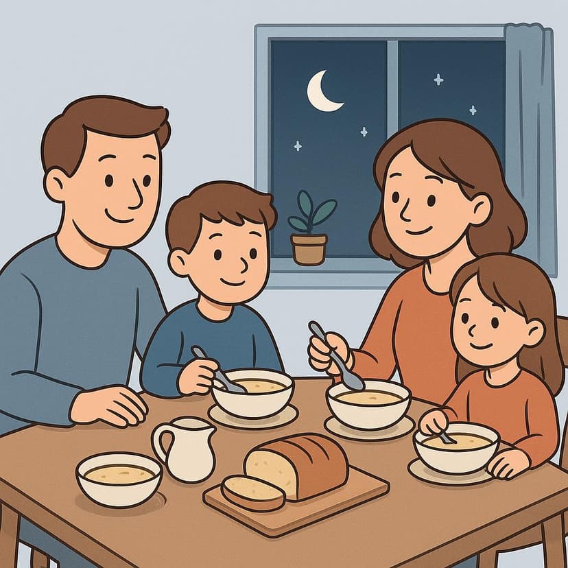 Illustration for Dinner