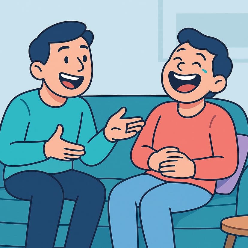 Illustration for That's funny