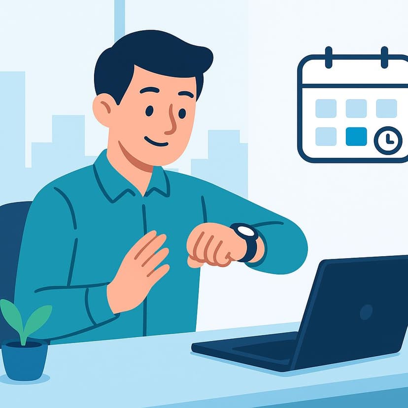 Illustration for I have a meeting