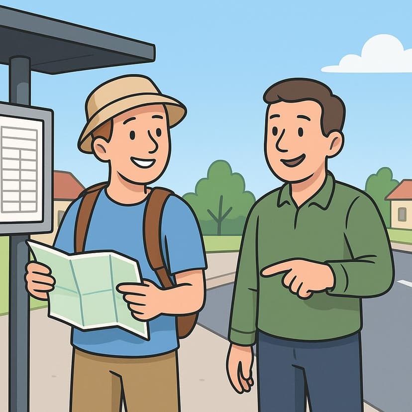 Que horas é o próximo ônibus?