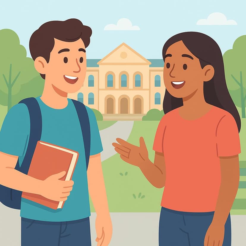 Illustration for I am a student