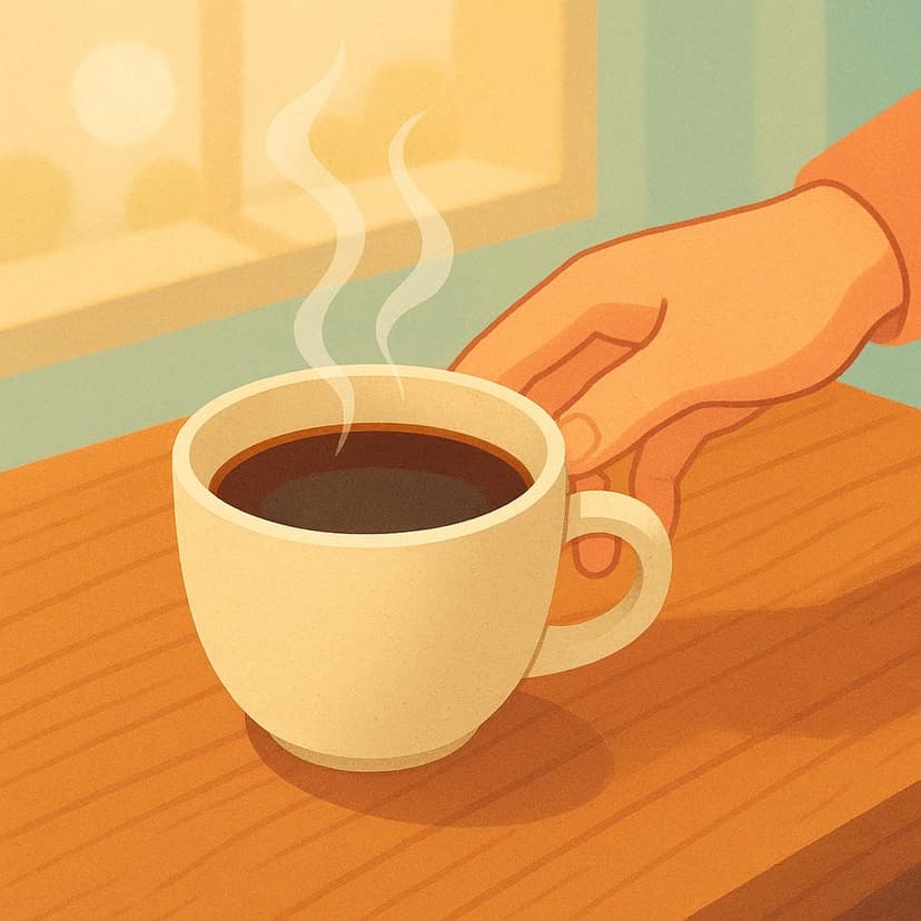 Illustration for A cup of coffee