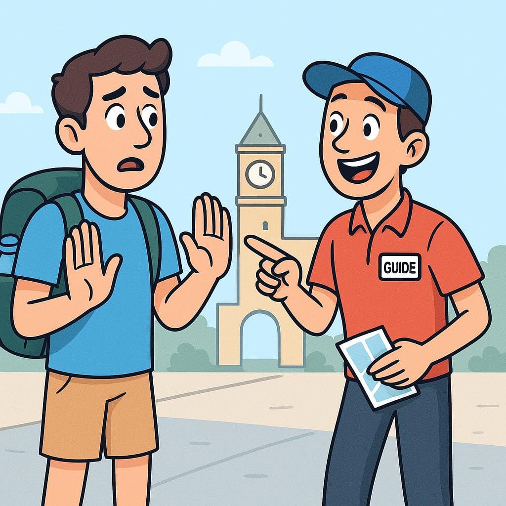 A learner of Spanish politely asking a native speaker to slow down their speech to aid understanding.