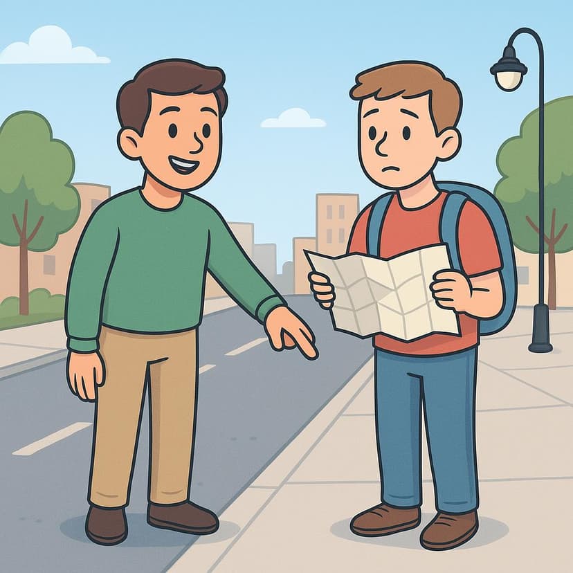 Illustration for Go straight ahead