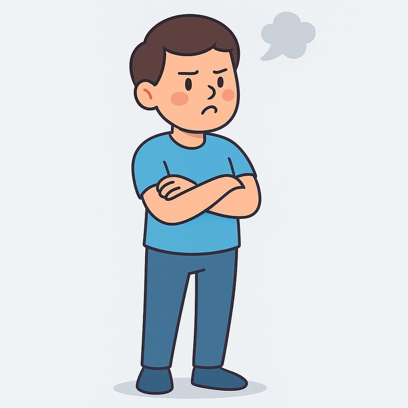 Illustration for I am angry