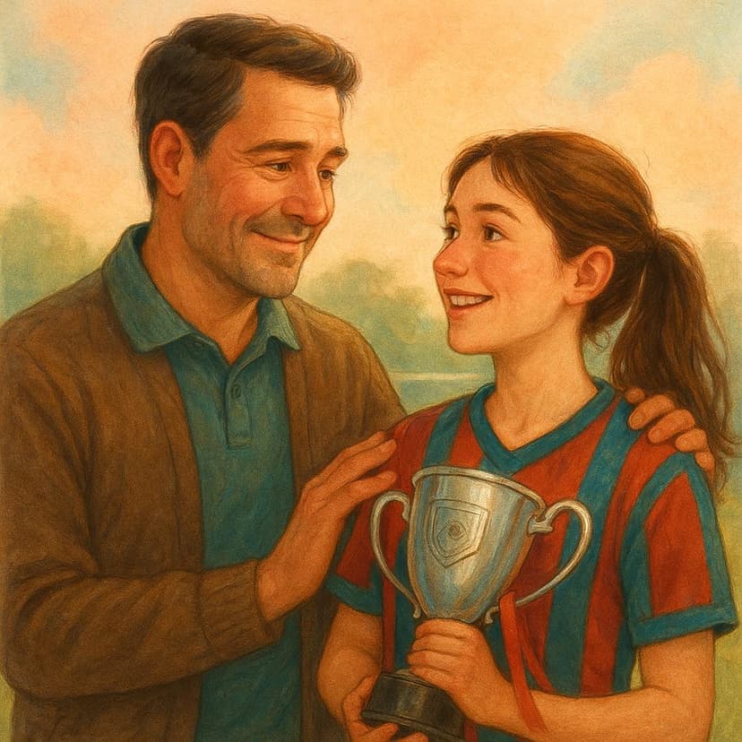 Illustration for I am proud of you