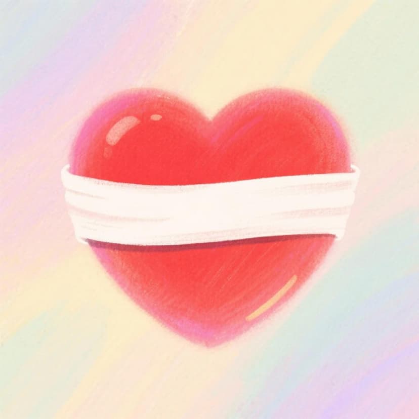 Illustration for quote: El amor es ciego.