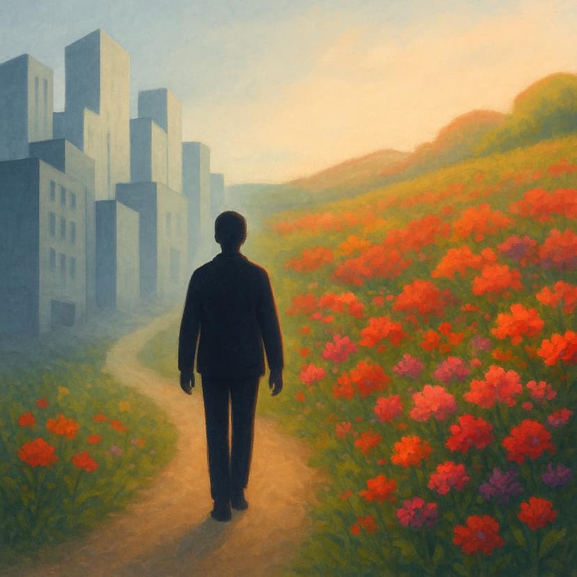 Illustration for quote: Donde no puedas amar, no te demores.