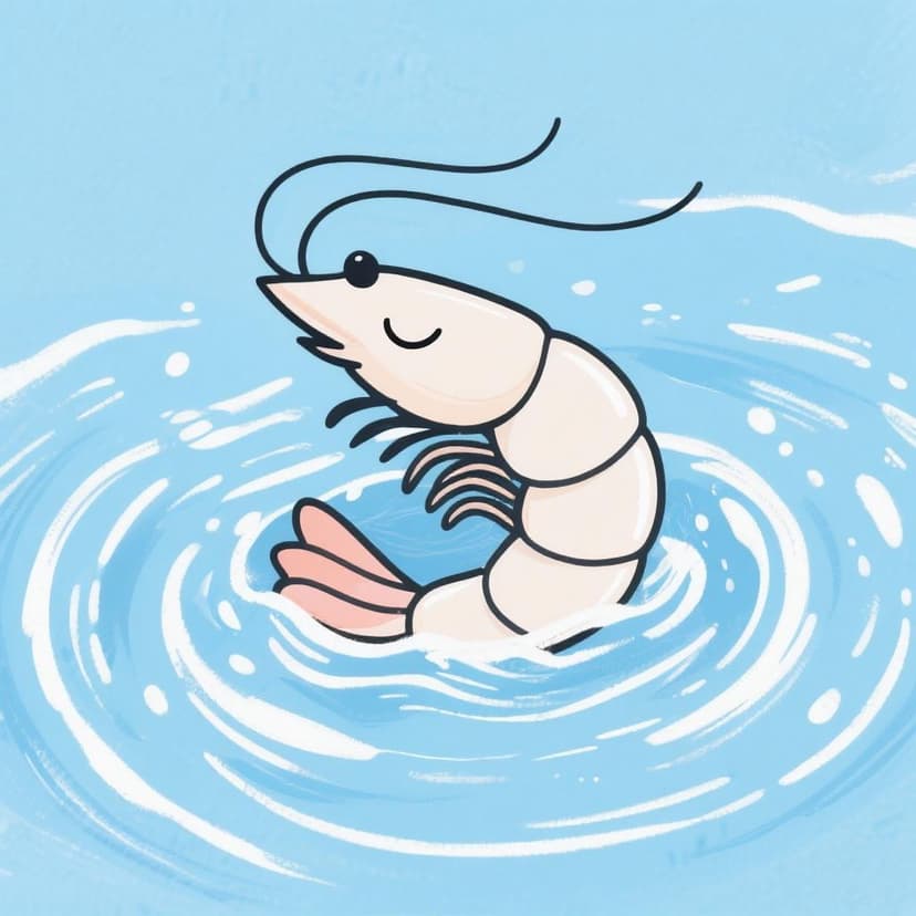 Illustration for quote: Camarón que se duerme, se lo lleva la corriente.