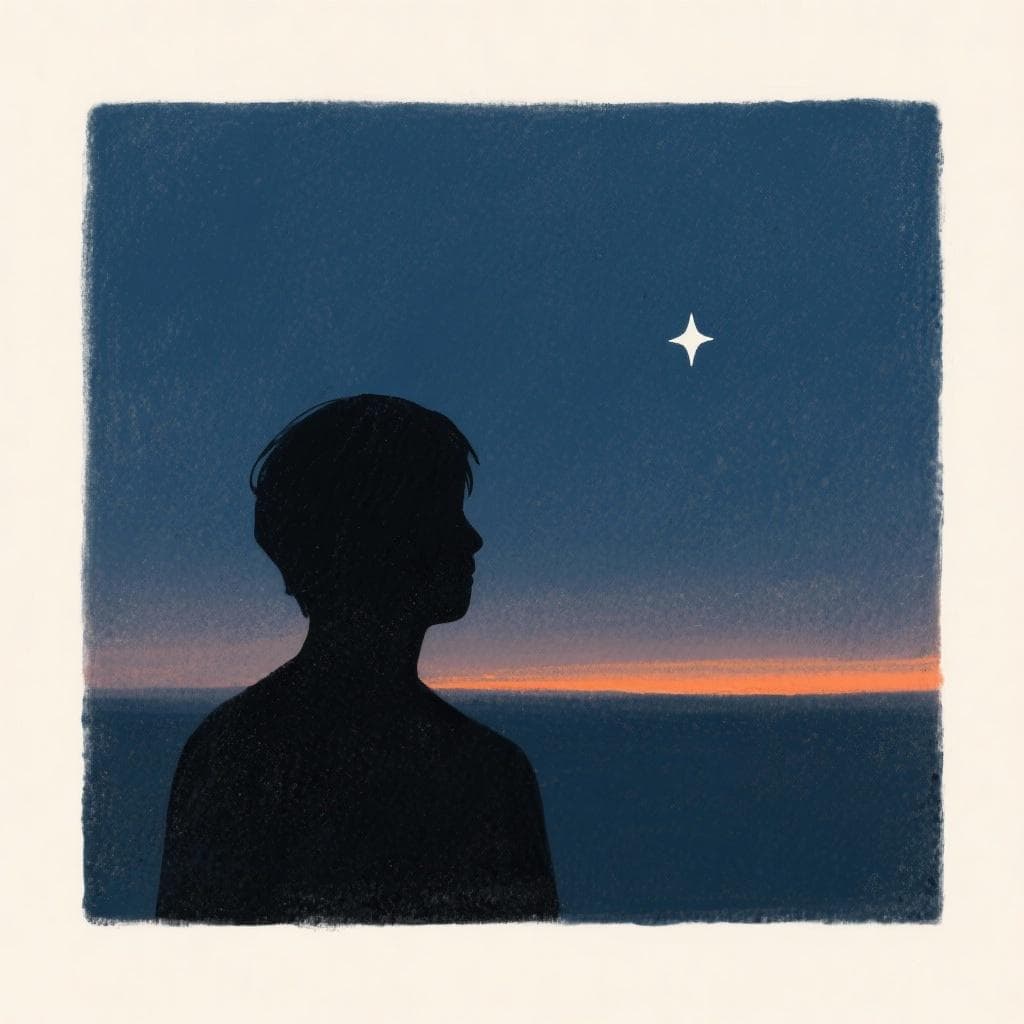 An illustration of a serene landscape at dawn, symbolizing the natural and unhurried pace of time.