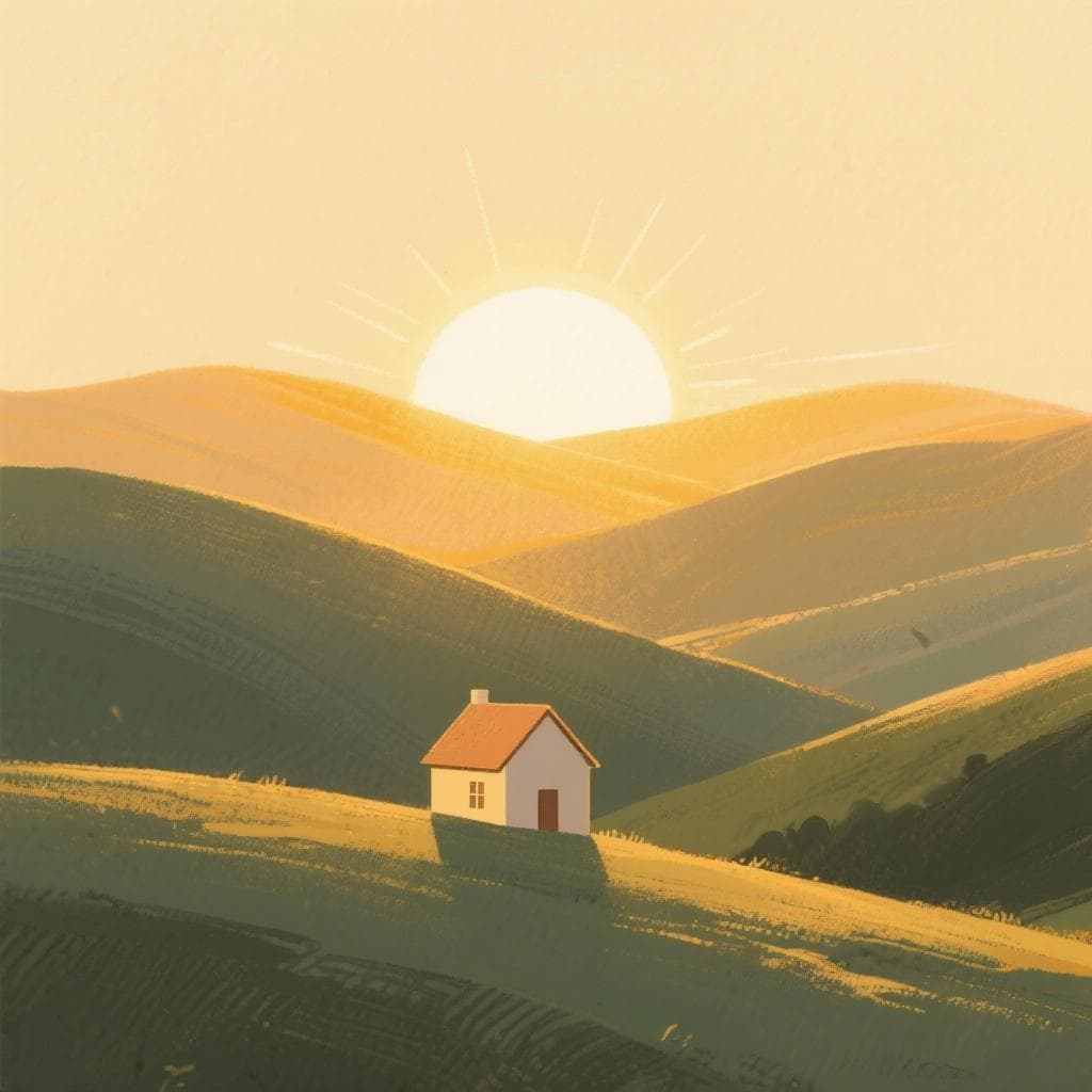 A hopeful sunrise representing the benefits of an early start.