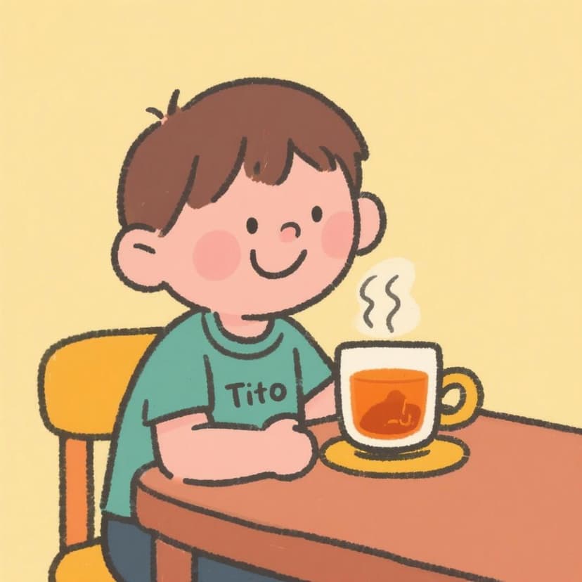 Tomate tu taza de té, Tito.