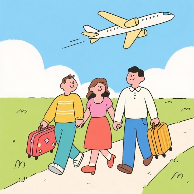 Wendy y Walter viajan.