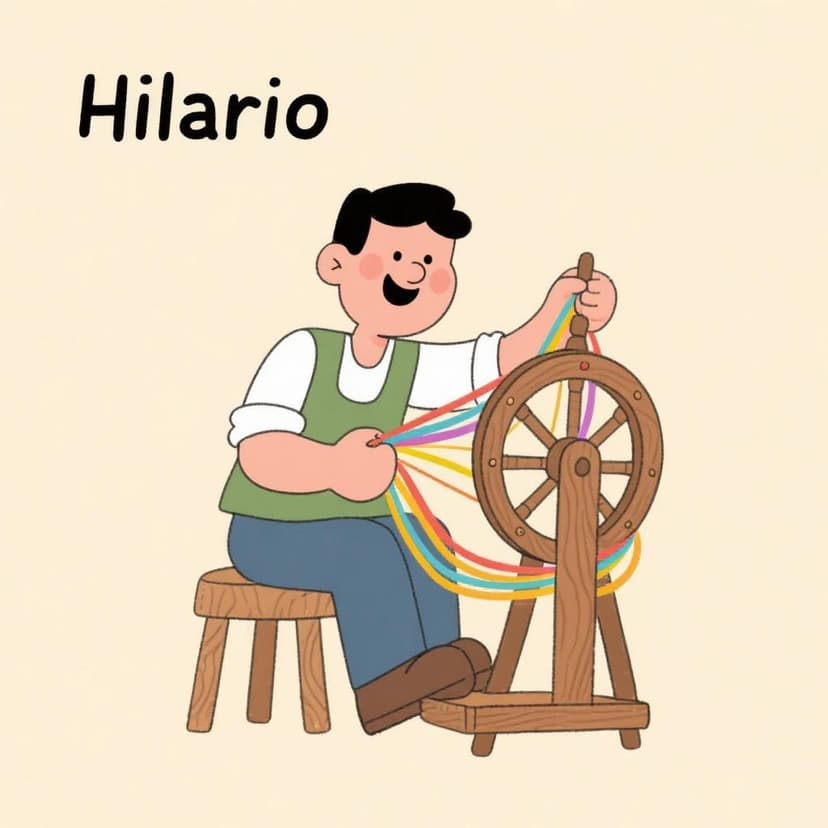 Hilario hila hilos.