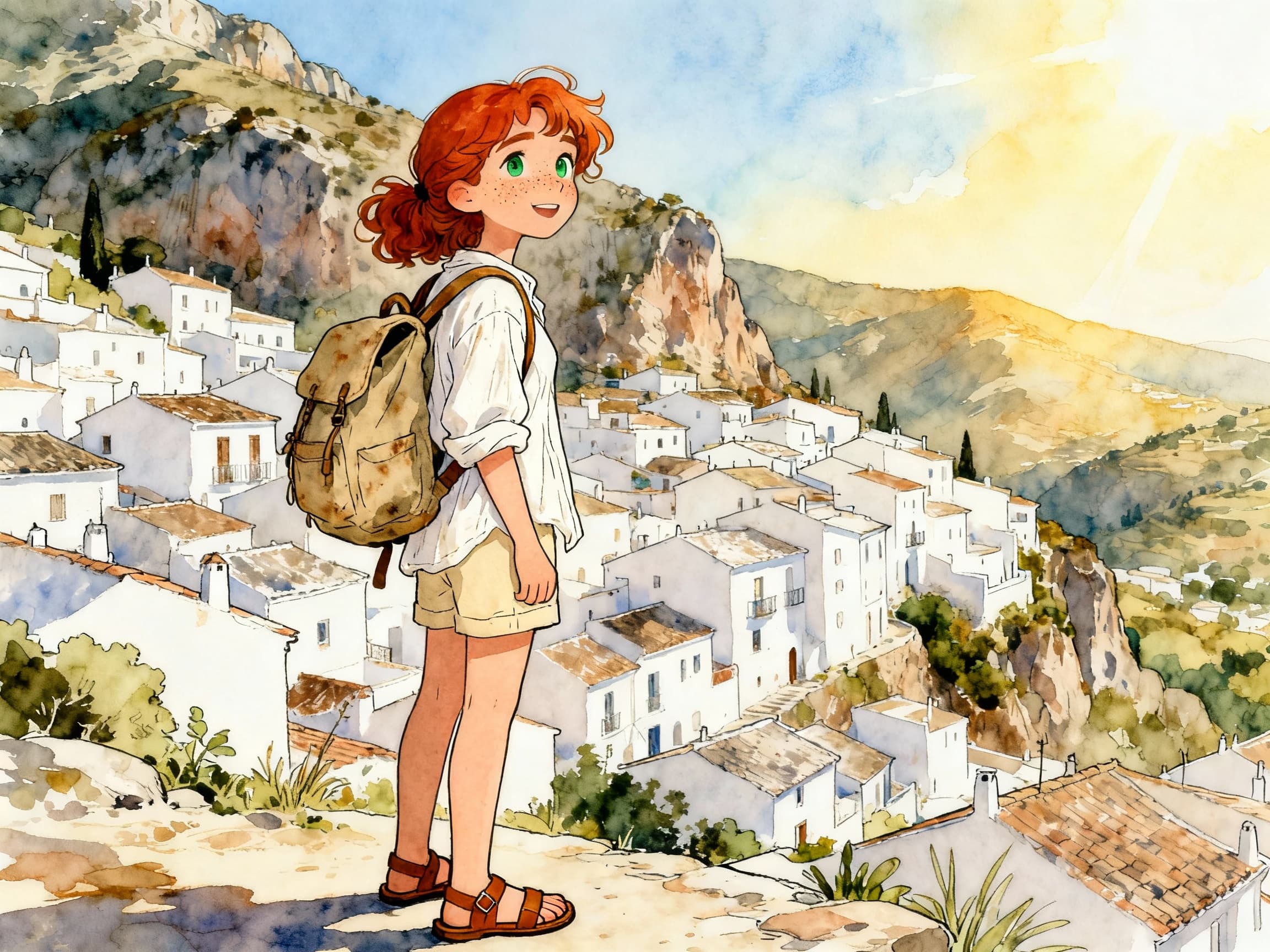 Cover for Un Café con vistas: La vida en los Pueblos Blancos de Andalucía