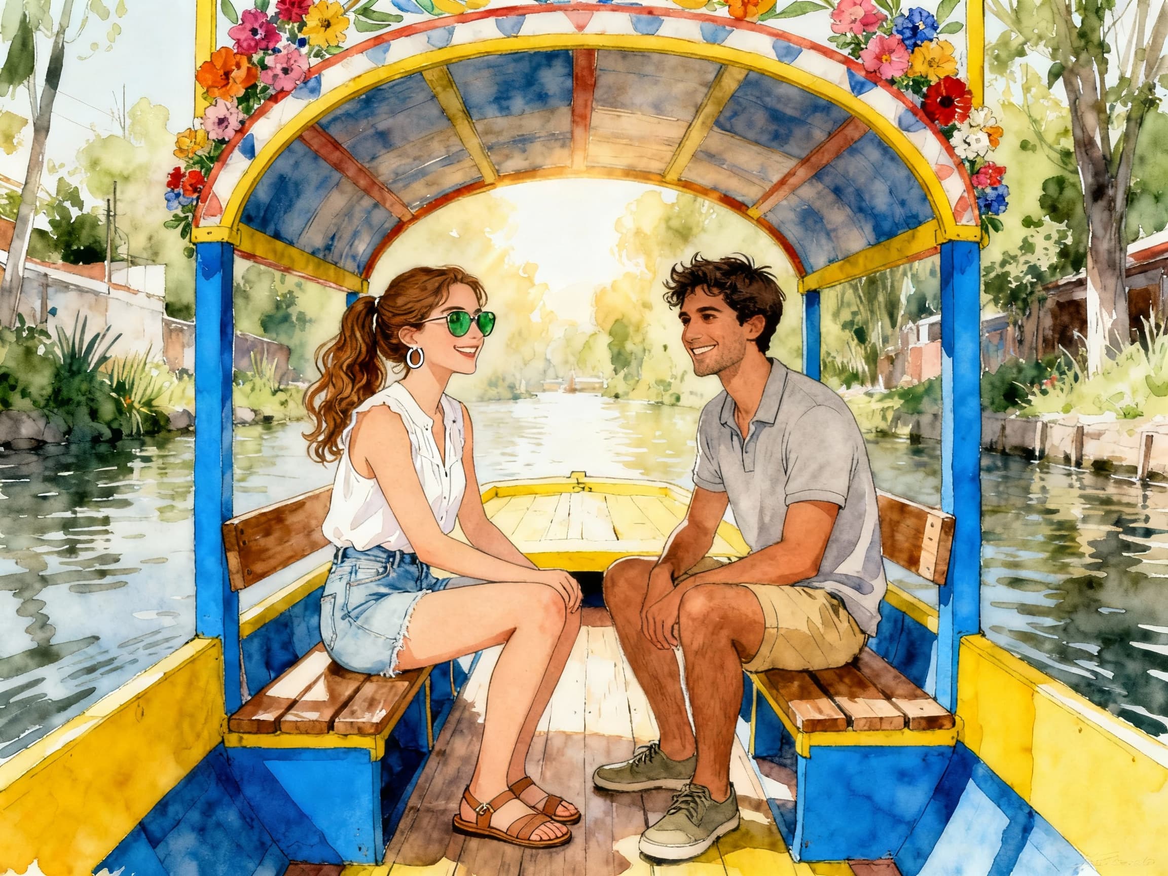 Cover for Un Paseo en Trajinera por Xochimilco