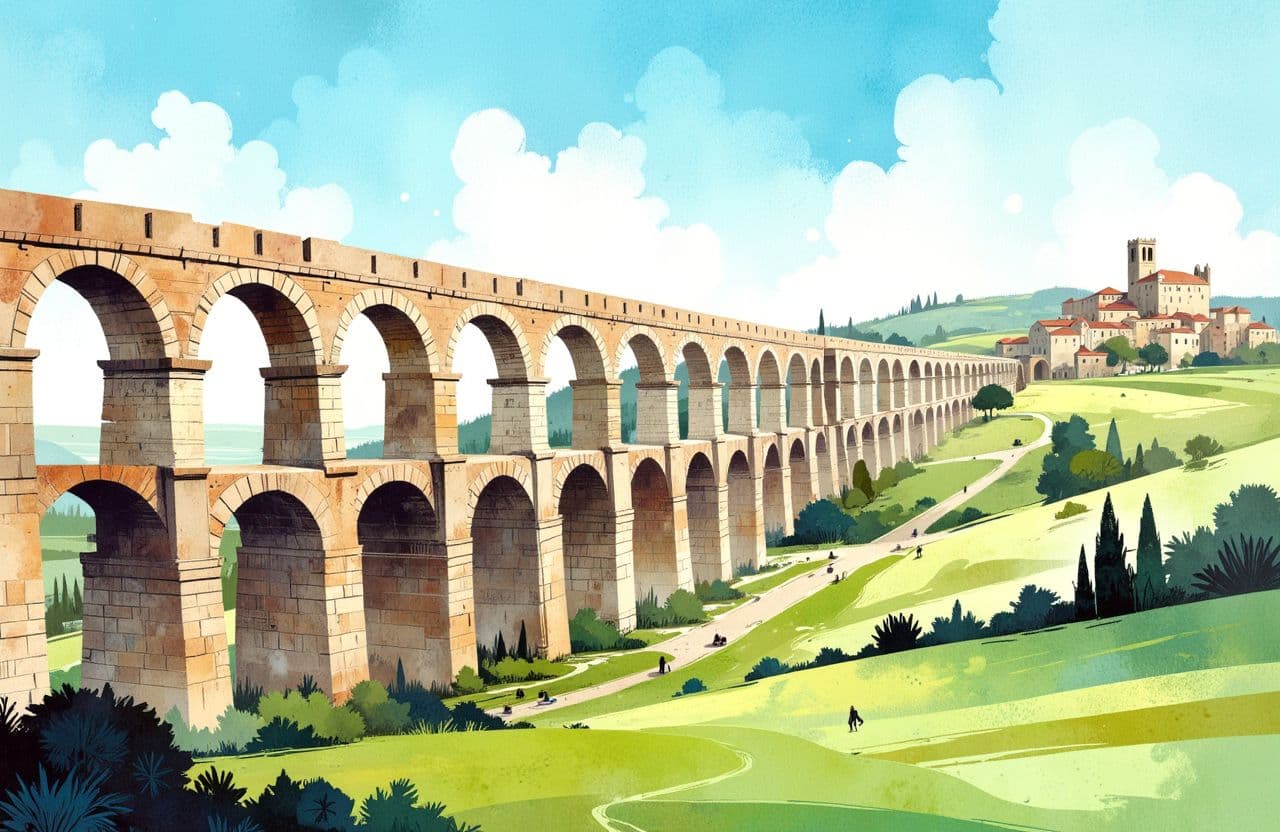 Cover for ¿Cómo se construyeron los acueductos romanos de Segovia con herramientas simples?