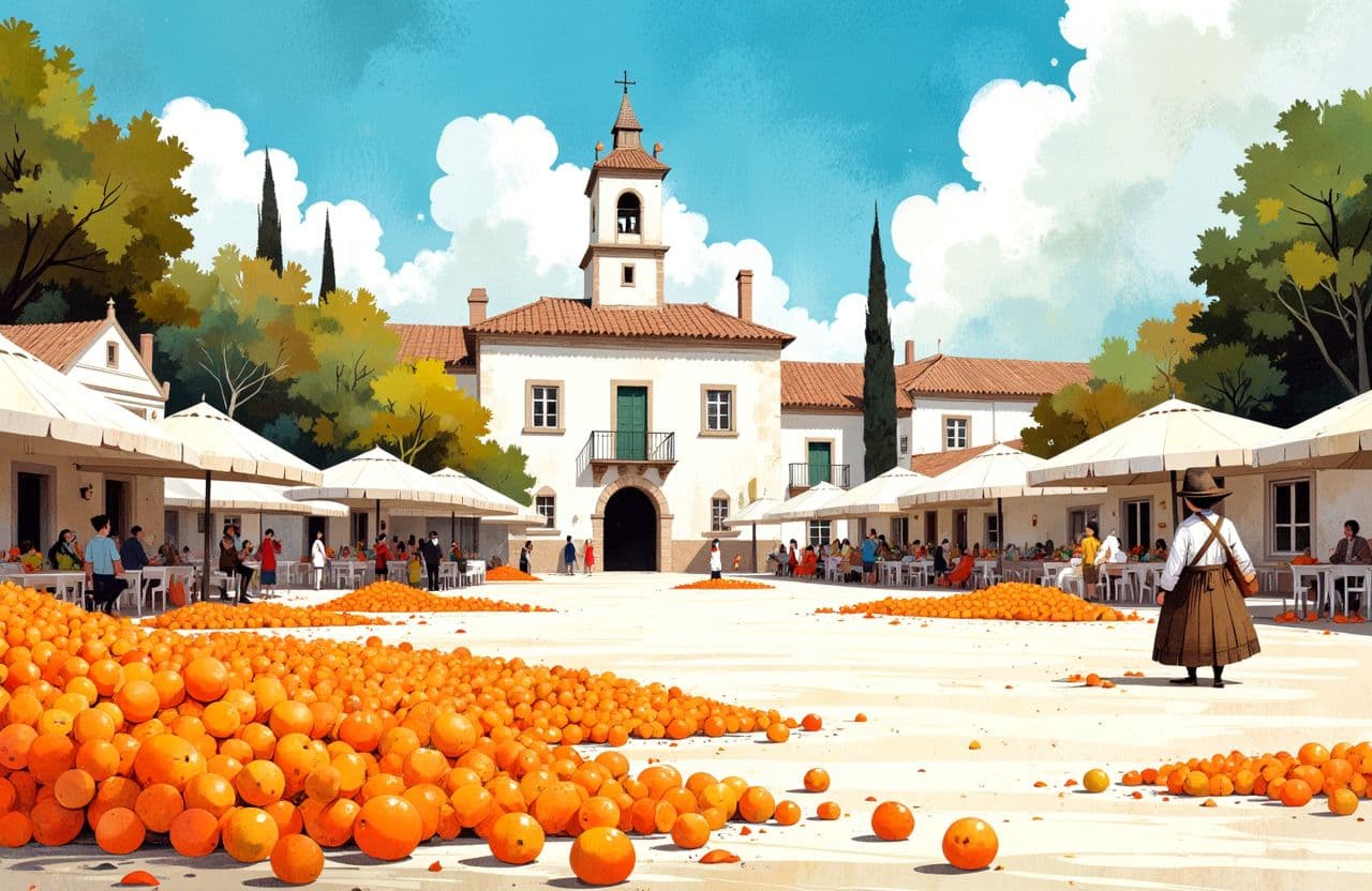 Cover for La Guerra de las Naranjas: Una Curiosa Batalla en Ivrea, Versión Hispana