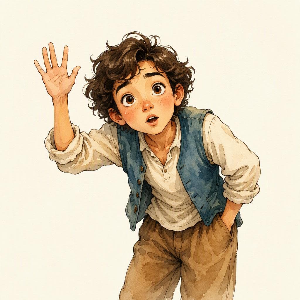 Illustration for سأل