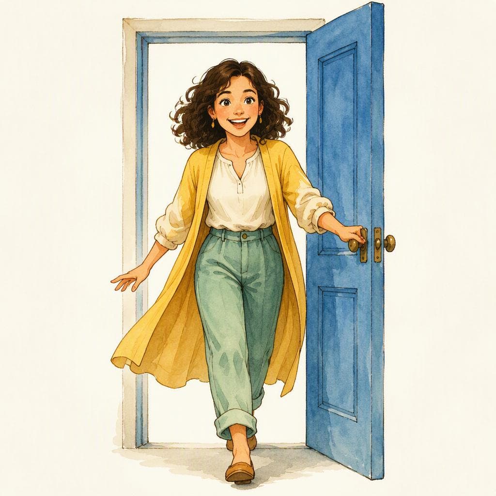 Illustration for kommen