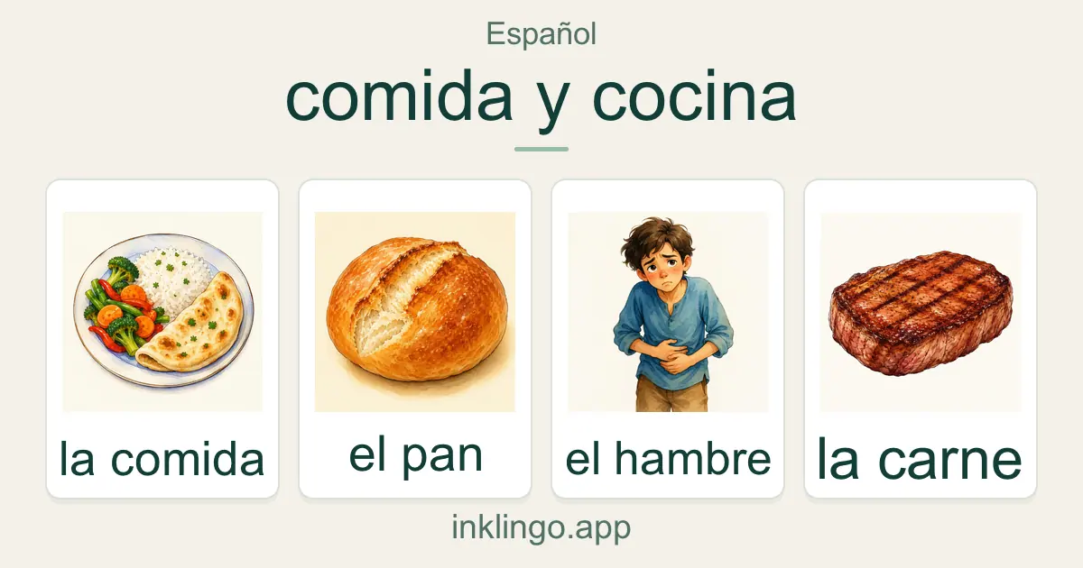 Spanish · Food & cooking